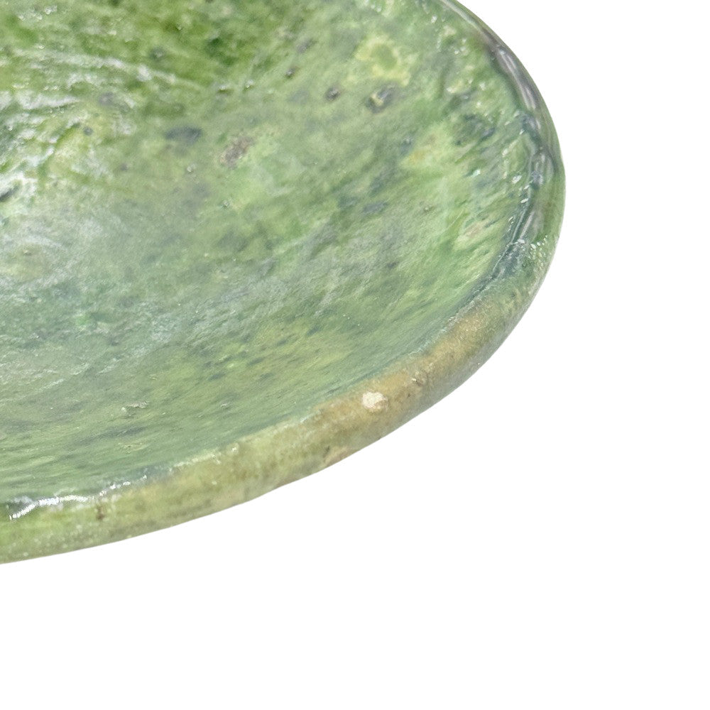 Moroccan Ceramic Tamegroute Plate - Berbere Imports