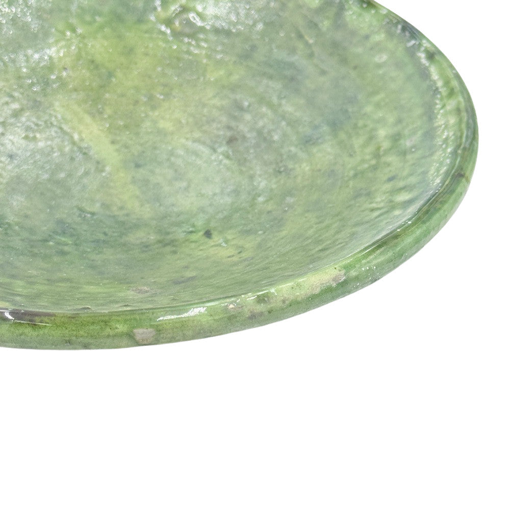 Moroccan Ceramic Tamegroute Plate - Berbere Imports