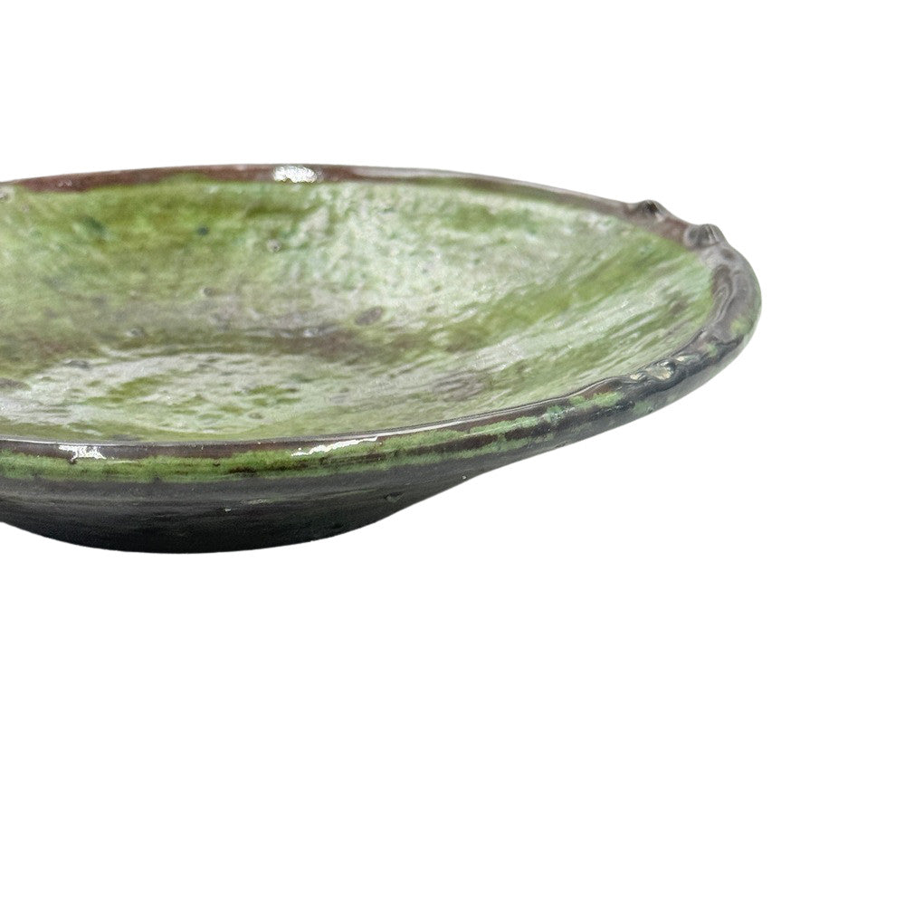 Moroccan Ceramic Tamegroute Plate - Berbere Imports