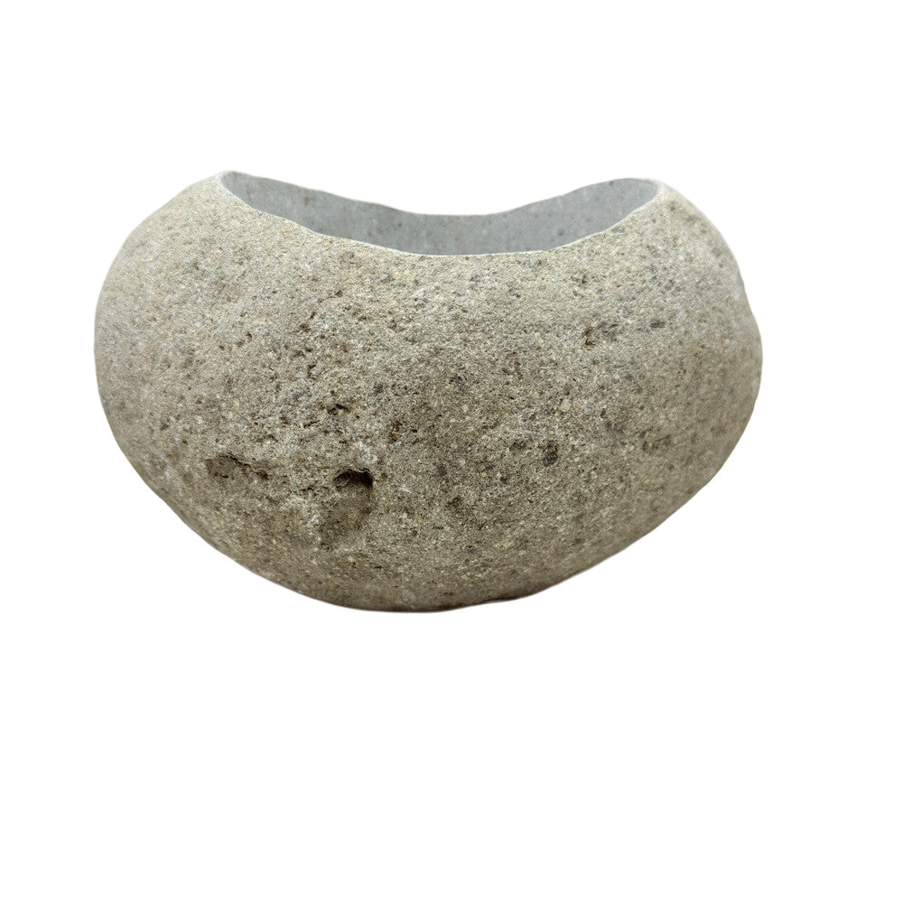 Indonesian River Rock Buval Bowl - Berbere Imports