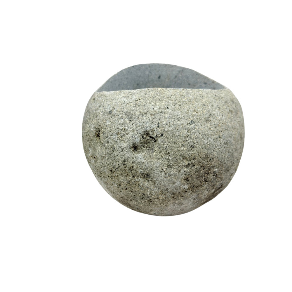 Indonesian River Rock Buval Bowl - Berbere Imports