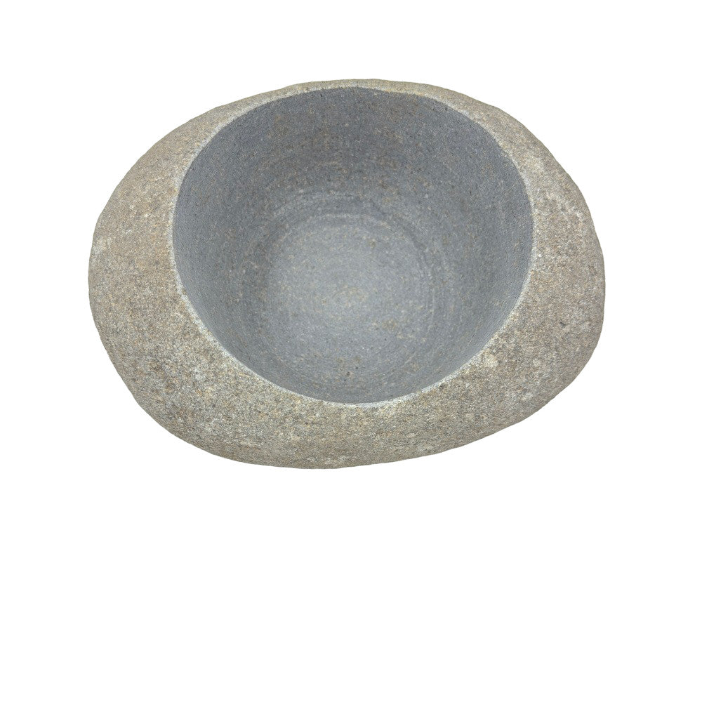 Indonesian River Rock Buval Bowl - Berbere Imports
