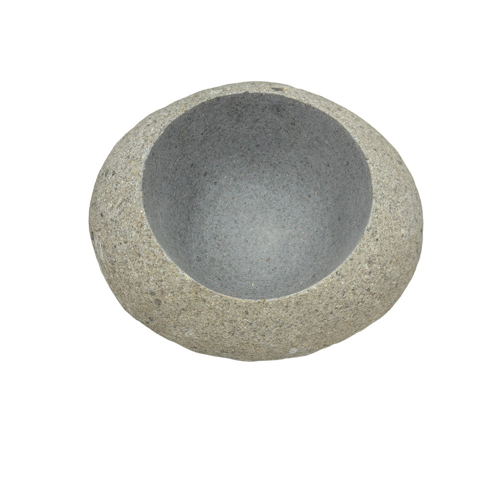 Indonesian River Rock Buval Bowl - Berbere Imports