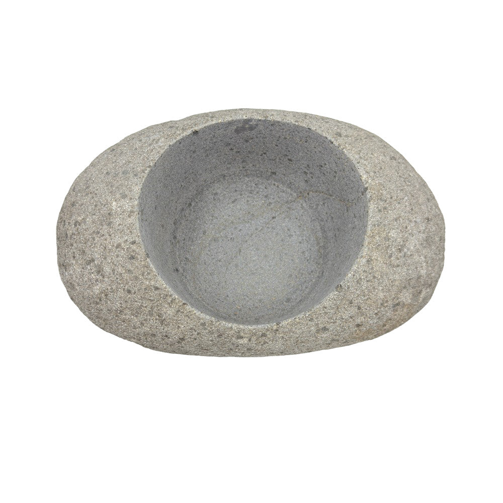 Indonesian River Rock Buval Bowl - Berbere Imports