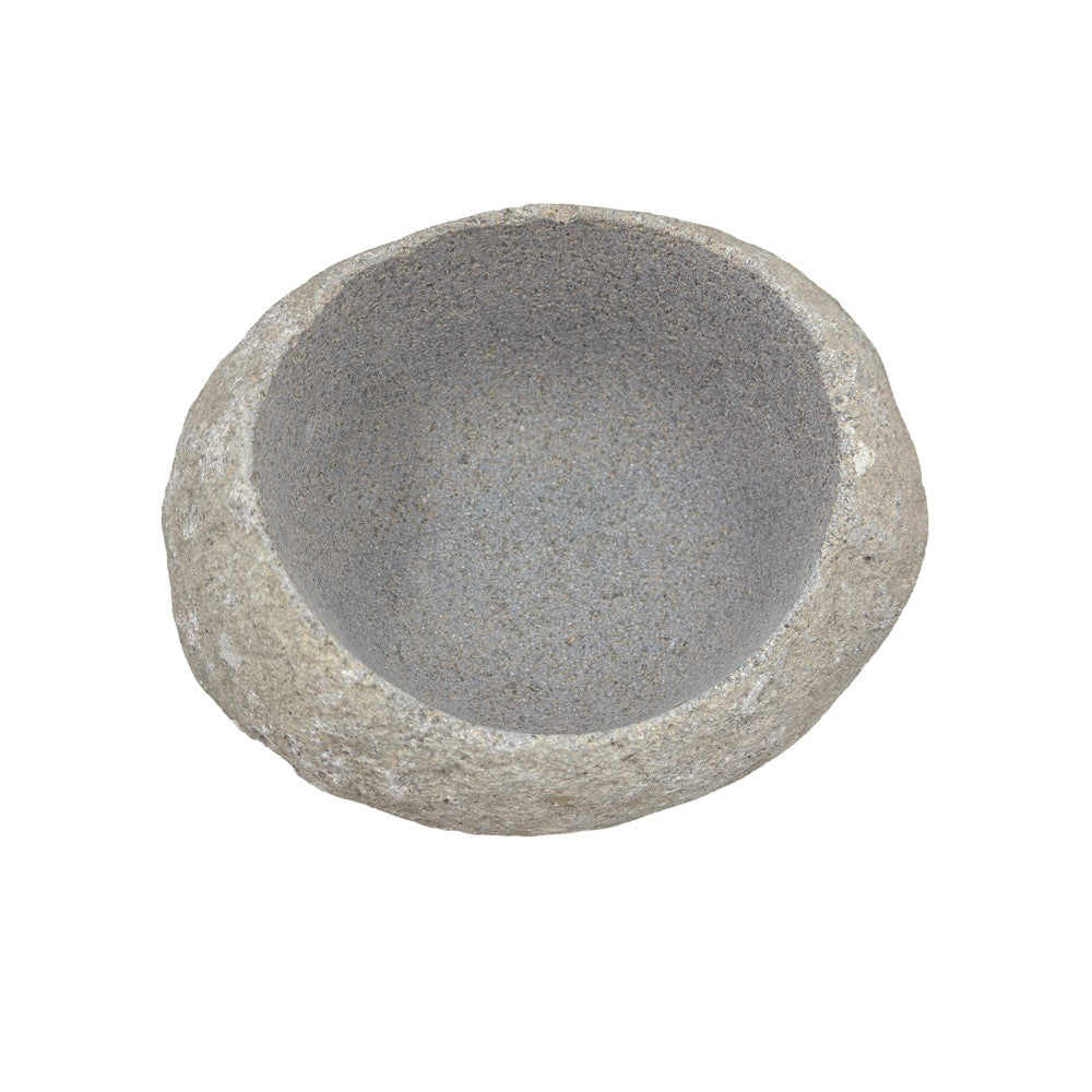 Indonesian River Rock Buval Bowl - Berbere Imports