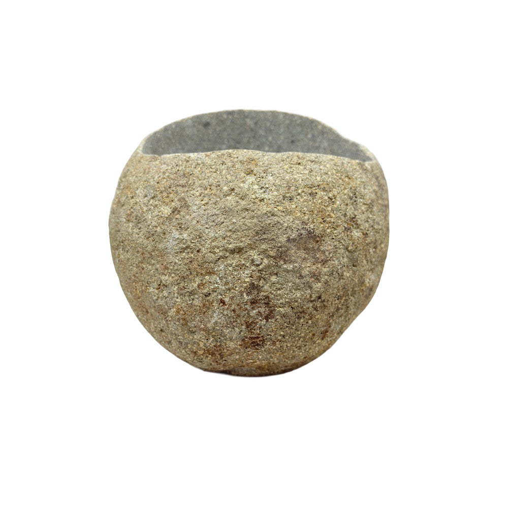 Indonesian River Rock Buval Bowl - Berbere Imports