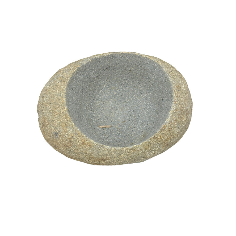 Indonesian River Rock Buval Bowl - Berbere Imports