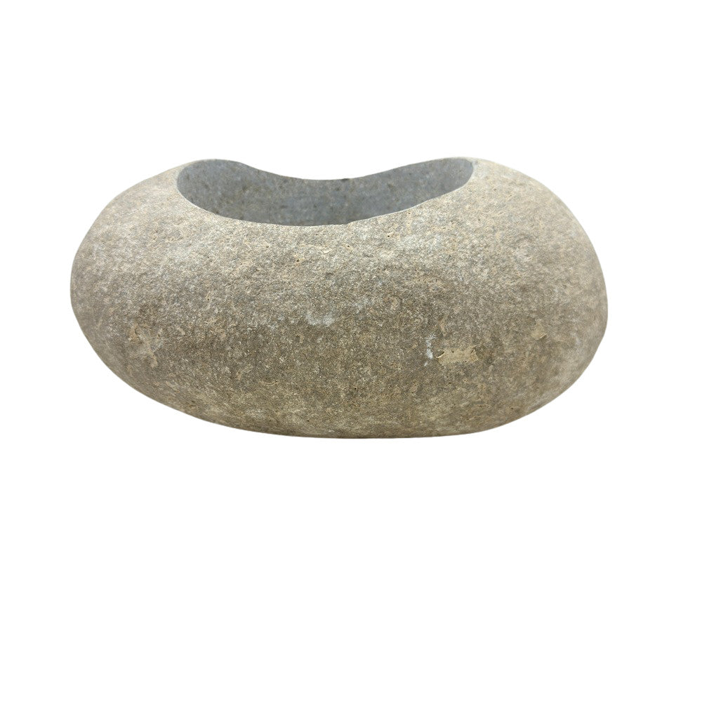 Indonesian River Rock Buval Bowl - Berbere Imports