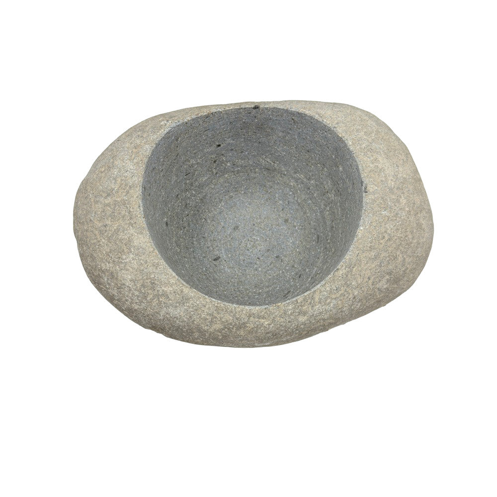 Indonesian River Rock Buval Bowl - Berbere Imports