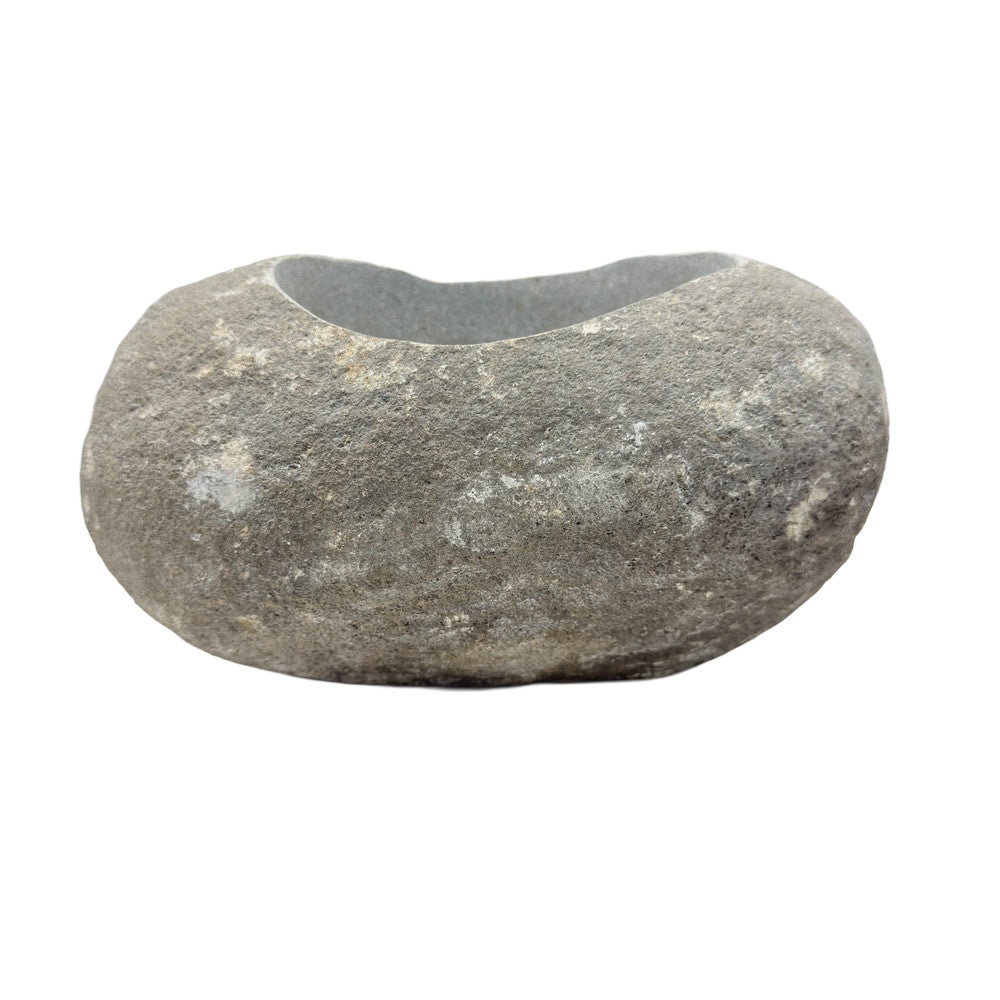 Indonesian River Rock Buval Bowl - Berbere Imports