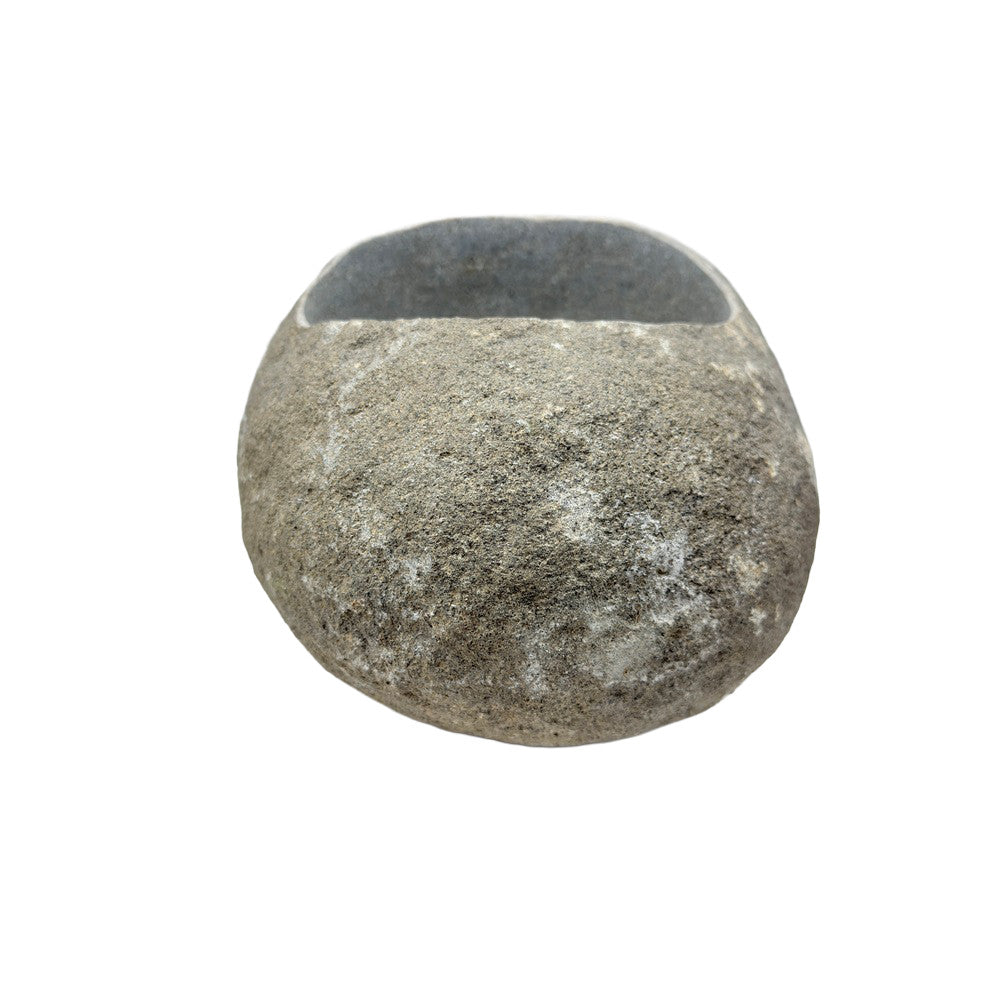 Indonesian River Rock Buval Bowl - Berbere Imports