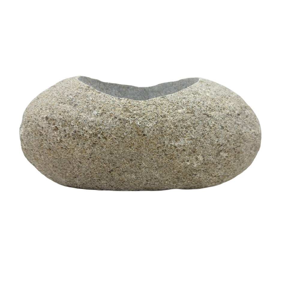 Indonesian River Rock Buval Bowl - Berbere Imports