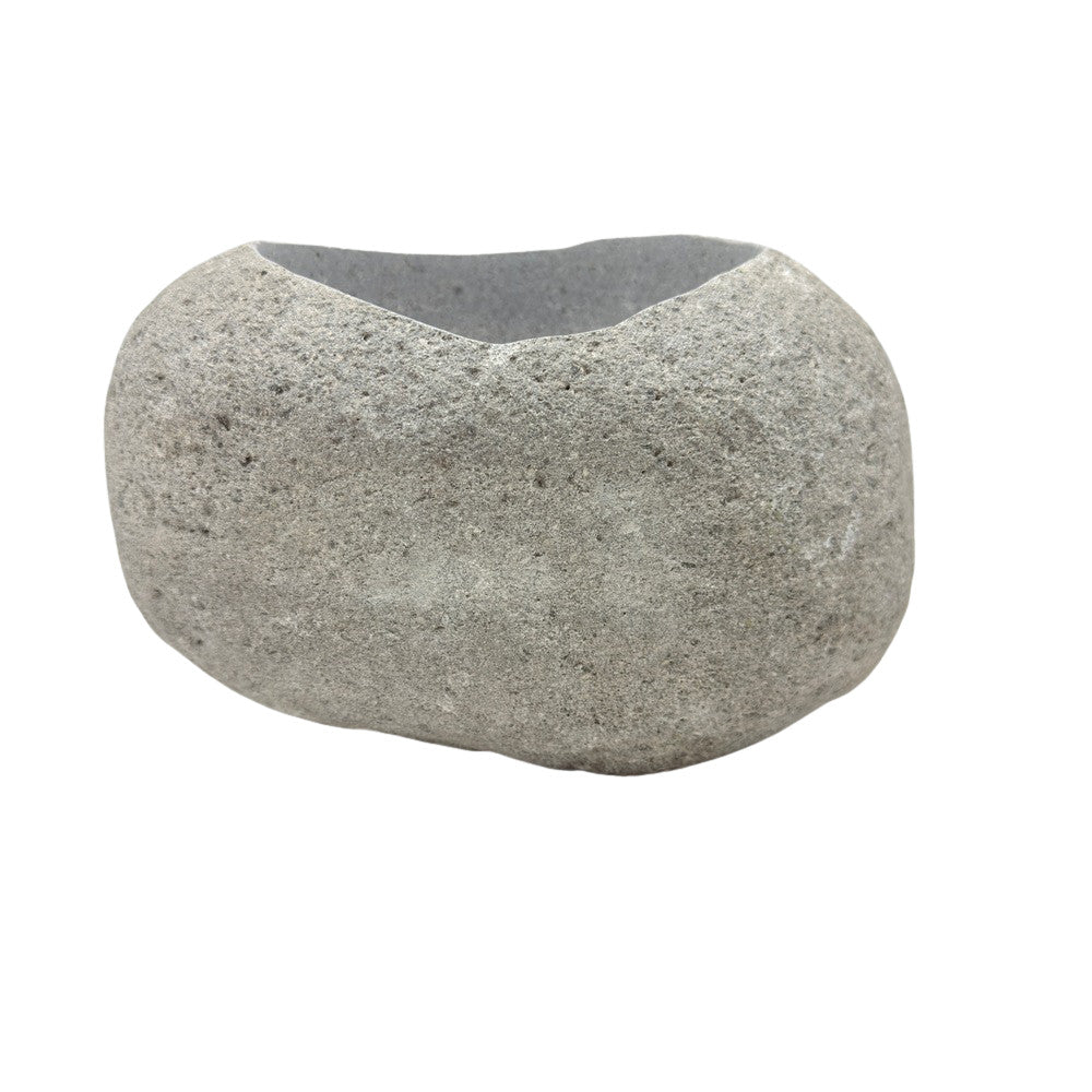 Indonesian River Rock Buval Bowl - Berbere Imports