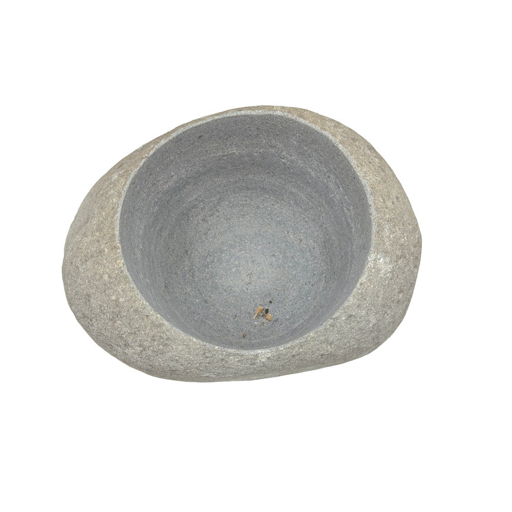 Indonesian River Rock Buval Bowl - Berbere Imports