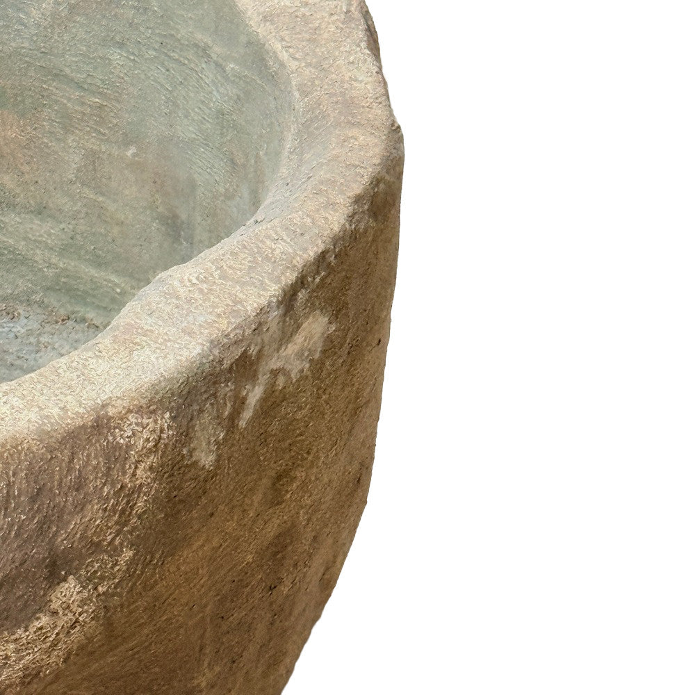 Indonesian Weathered Limestone Bowl - Berbere Imports