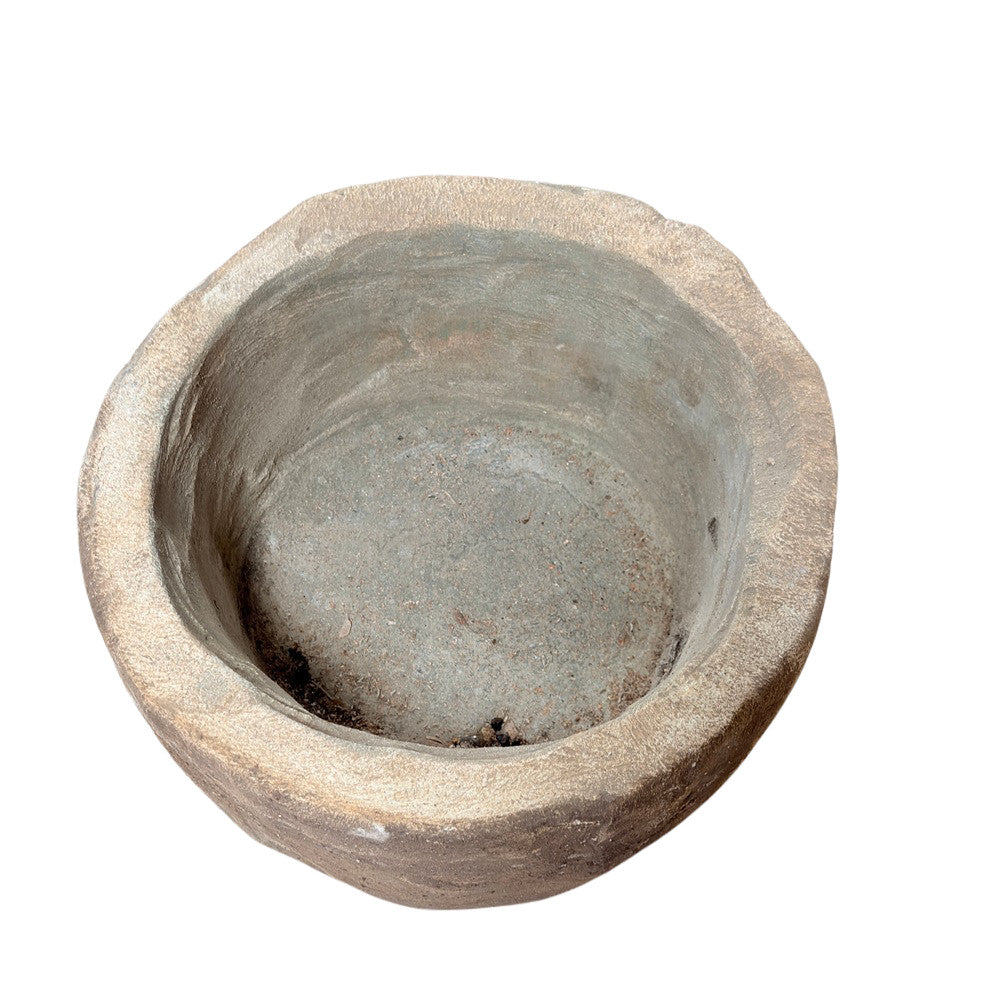 Indonesian Weathered Limestone Bowl - Berbere Imports