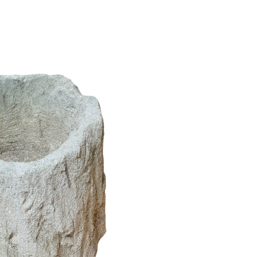 Indonesian Weathered Limestone Bowl - Berbere Imports