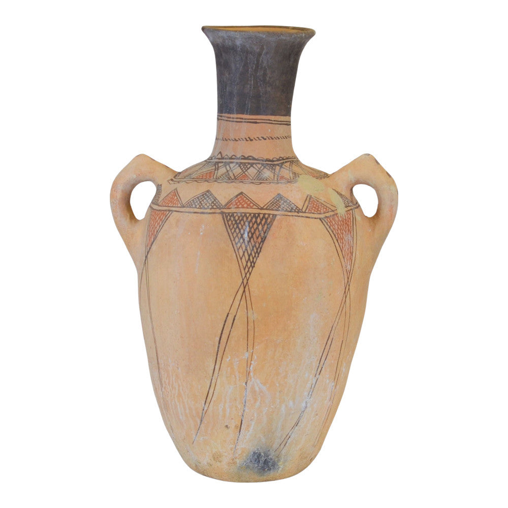 Moroccan Terracotta Earthen Ware Vase - Large - Berbere Imports