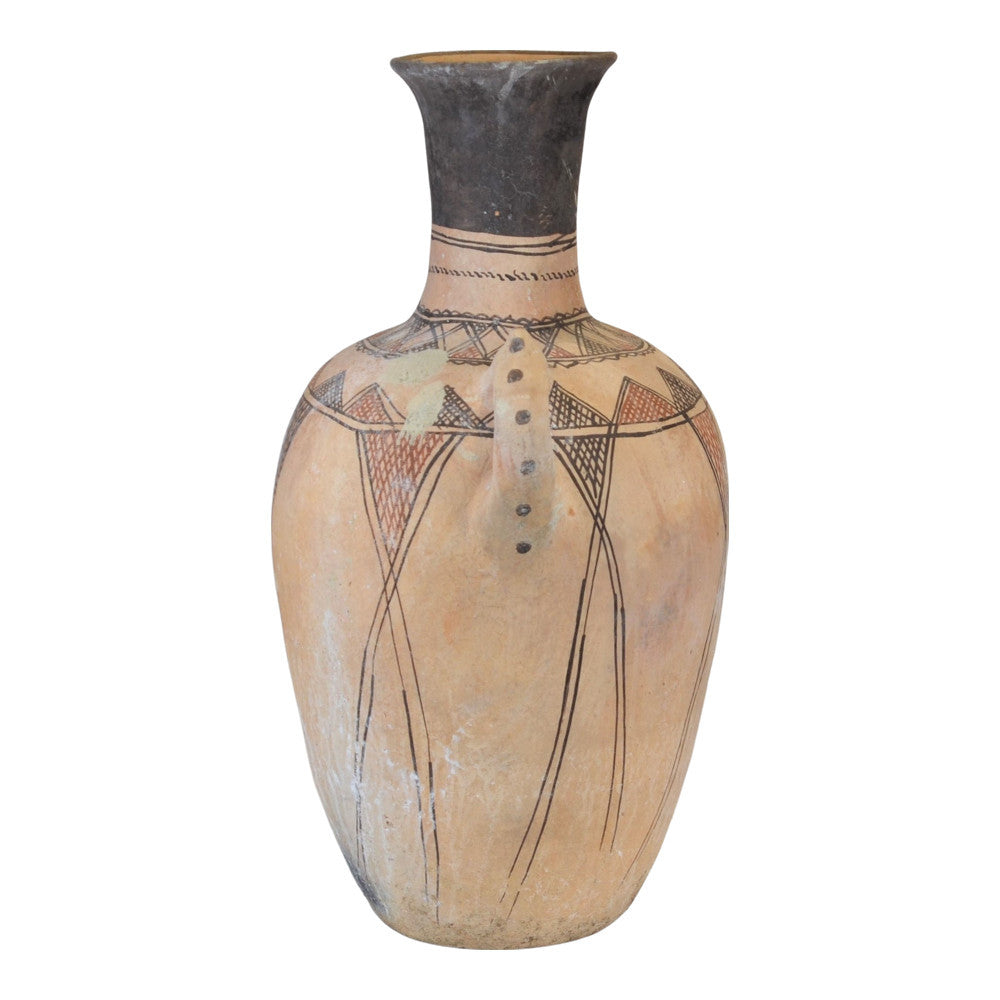 Moroccan Terracotta Earthen Ware Vase - Large - Berbere Imports