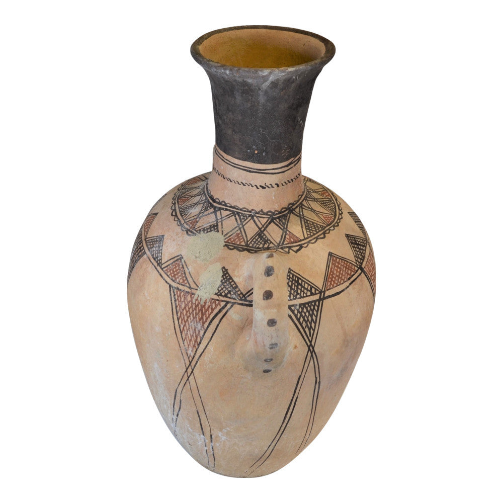 Moroccan Terracotta Earthen Ware Vase - Large - Berbere Imports