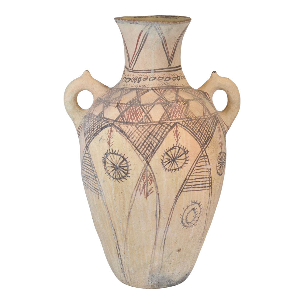 Moroccan Terracotta Earthen Ware Vase - Large - Berbere Imports