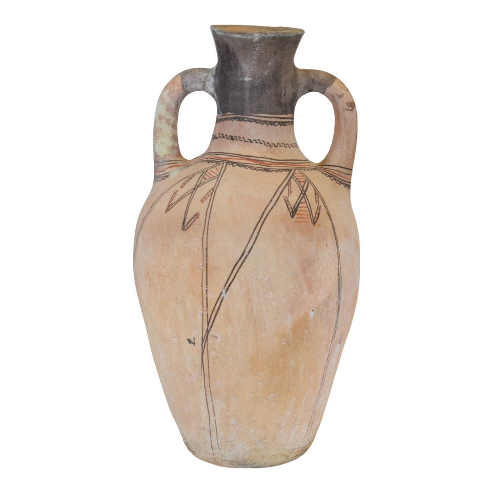 Moroccan Terracotta Earthen Ware Vase - Large - Berbere Imports