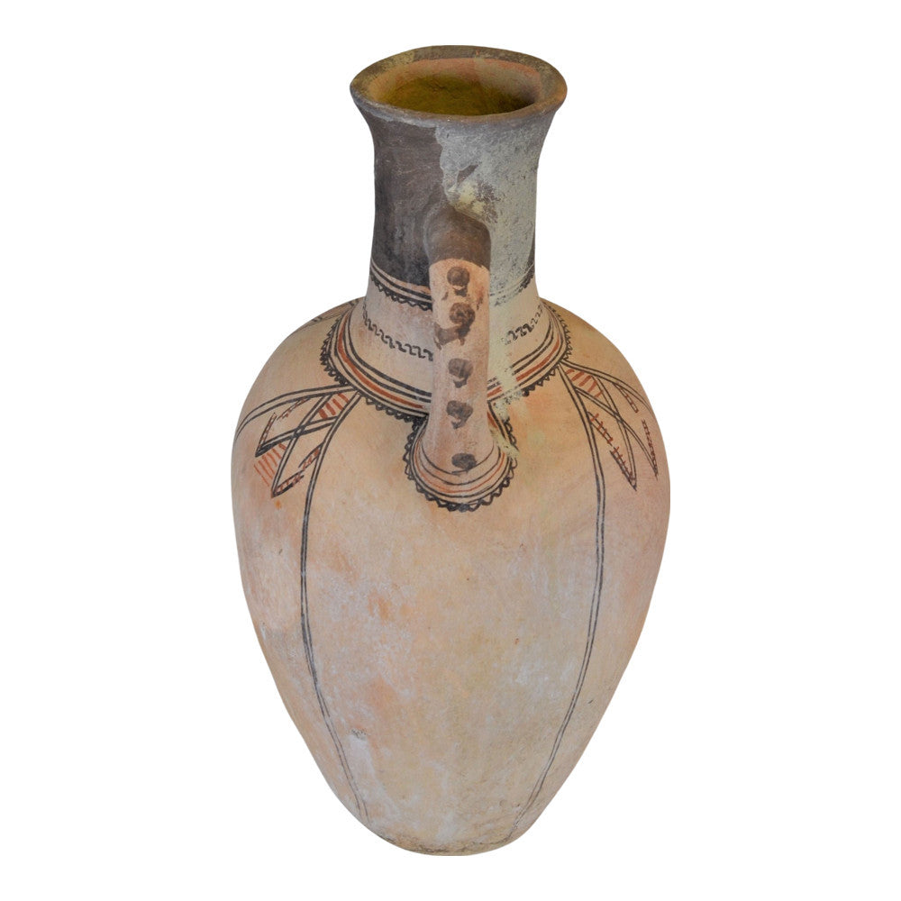 Moroccan Terracotta Earthen Ware Vase - Large - Berbere Imports