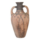 Moroccan Terracotta Earthen Ware Vase - Large - Berbere Imports