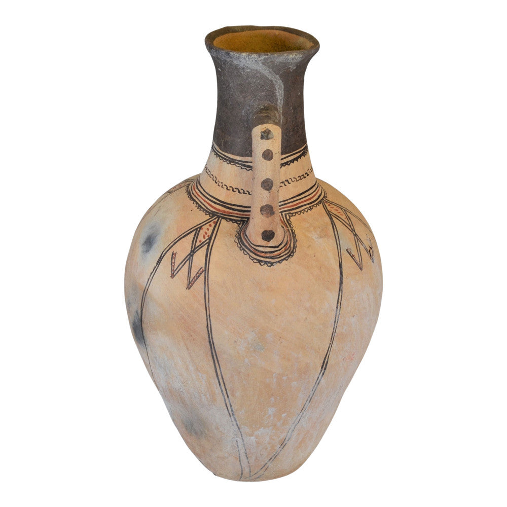 Moroccan Terracotta Earthen Ware Vase - Large - Berbere Imports