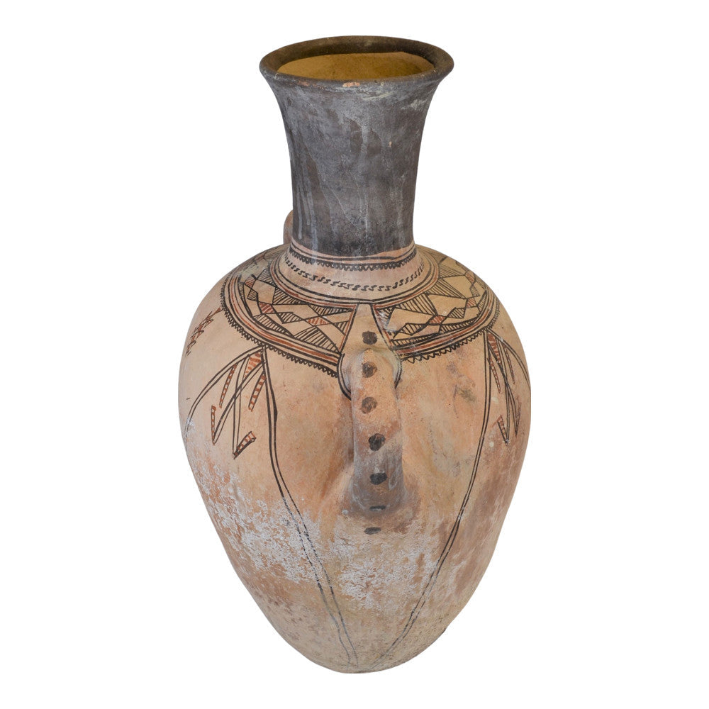 Moroccan Terracotta Earthen Ware Vase - Large - Berbere Imports