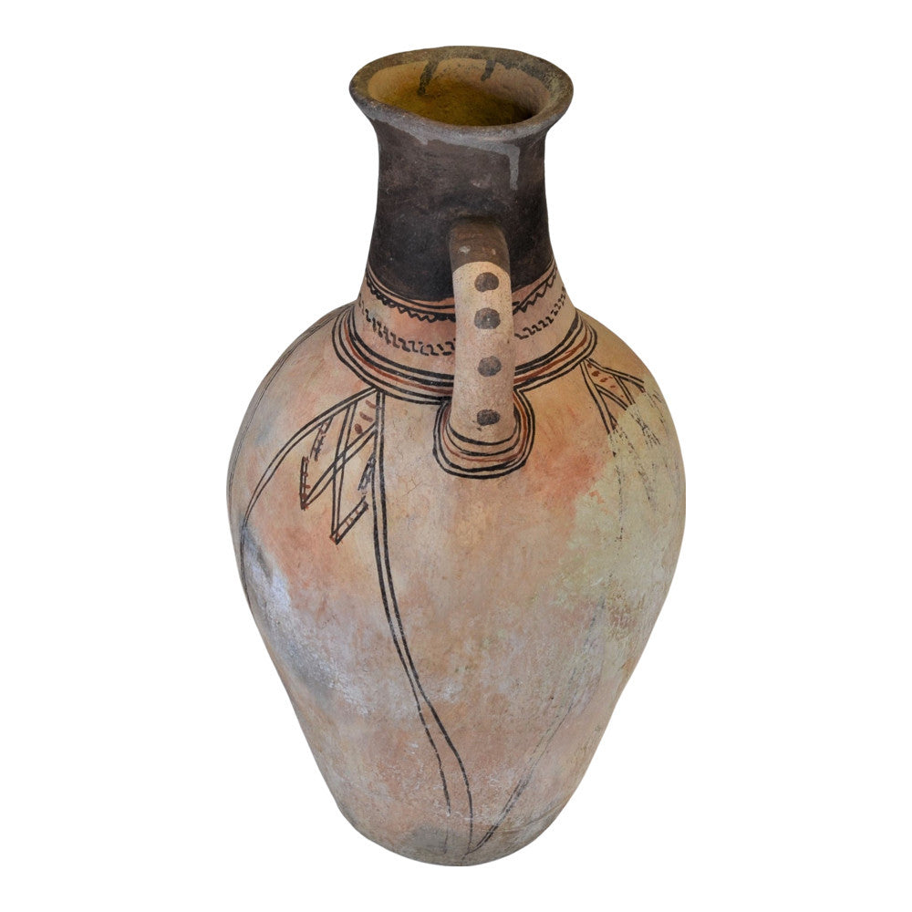 Moroccan Terracotta Earthen Ware Vase - Large - Berbere Imports