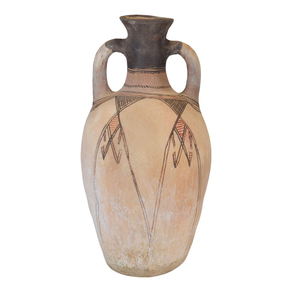 Moroccan Terracotta Earthen Ware Vase - Large - Berbere Imports