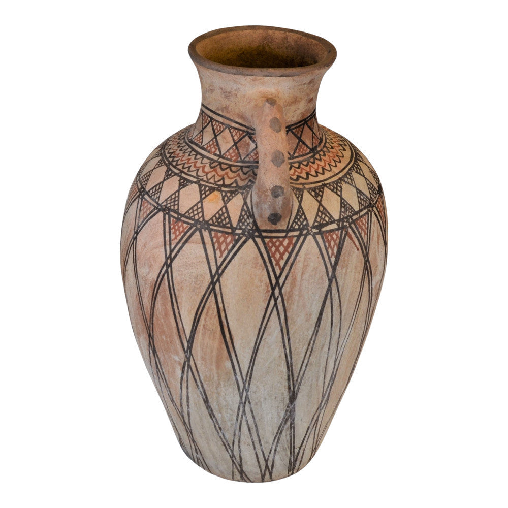 Moroccan Terracotta Earthen Ware Vase - Large - Berbere Imports