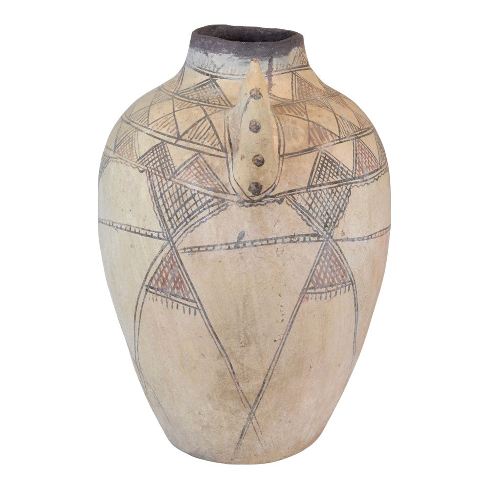 Moroccan Terracotta Earthen Ware Vase - Large - Berbere Imports