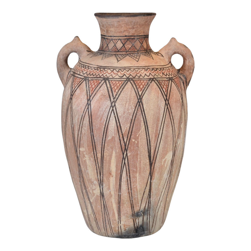 Moroccan Terracotta Earthen Ware Vase - Large - Berbere Imports