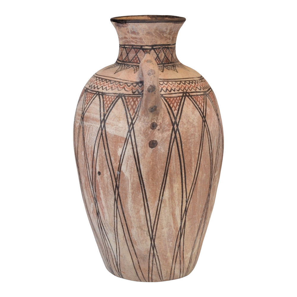 Moroccan Terracotta Earthen Ware Vase - Large - Berbere Imports