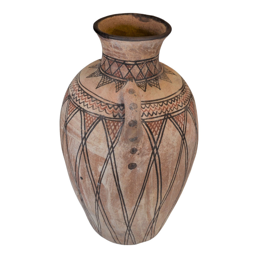 Moroccan Terracotta Earthen Ware Vase - Large - Berbere Imports