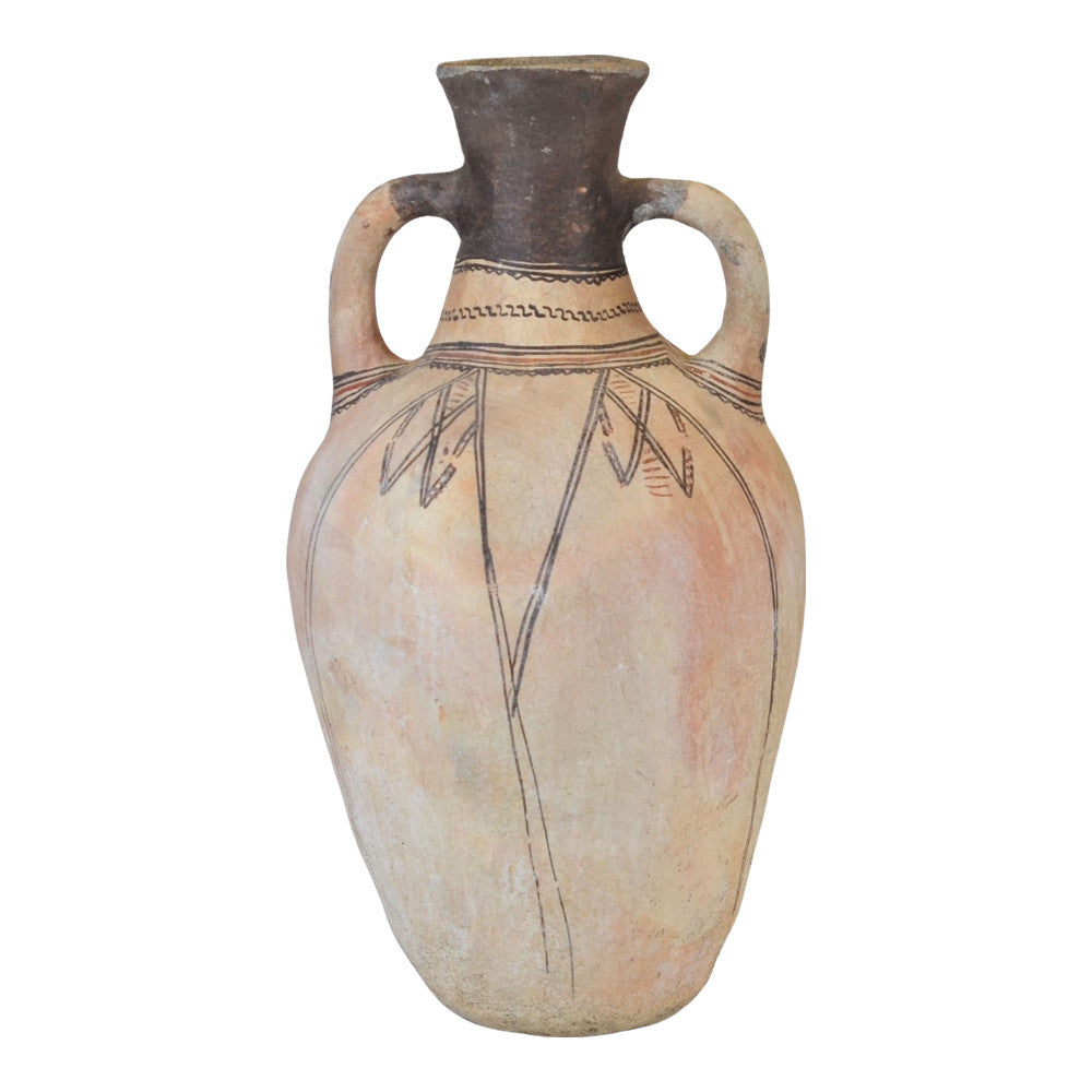 Moroccan Terracotta Earthen Ware Vase - Large - Berbere Imports