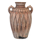 Moroccan Terracotta Earthen Ware Vase - Large - Berbere Imports