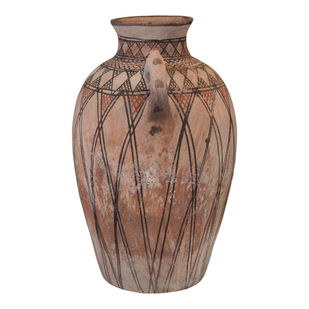 Moroccan Terracotta Earthen Ware Vase - Large - Berbere Imports