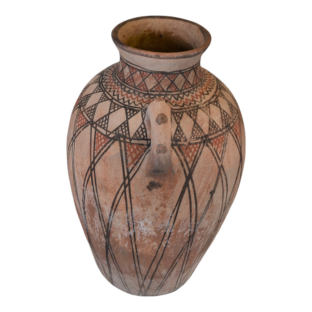 Moroccan Terracotta Earthen Ware Vase - Large - Berbere Imports