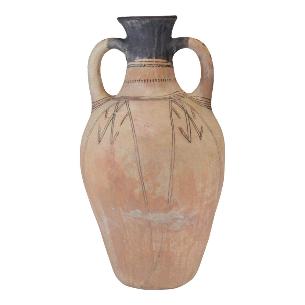 Moroccan Terracotta Earthen Ware Vase - Large - Berbere Imports