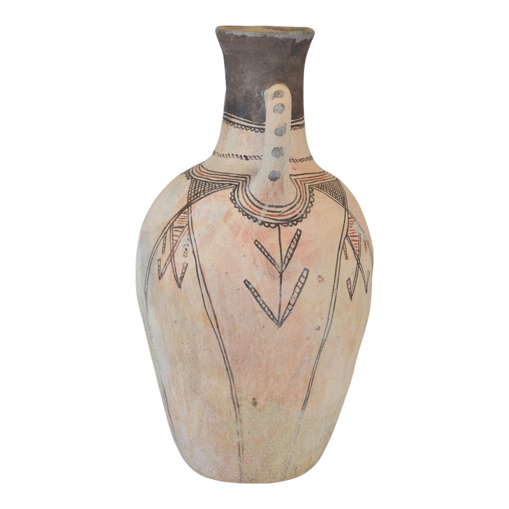 Moroccan Terracotta Earthen Ware Vase - Large - Berbere Imports