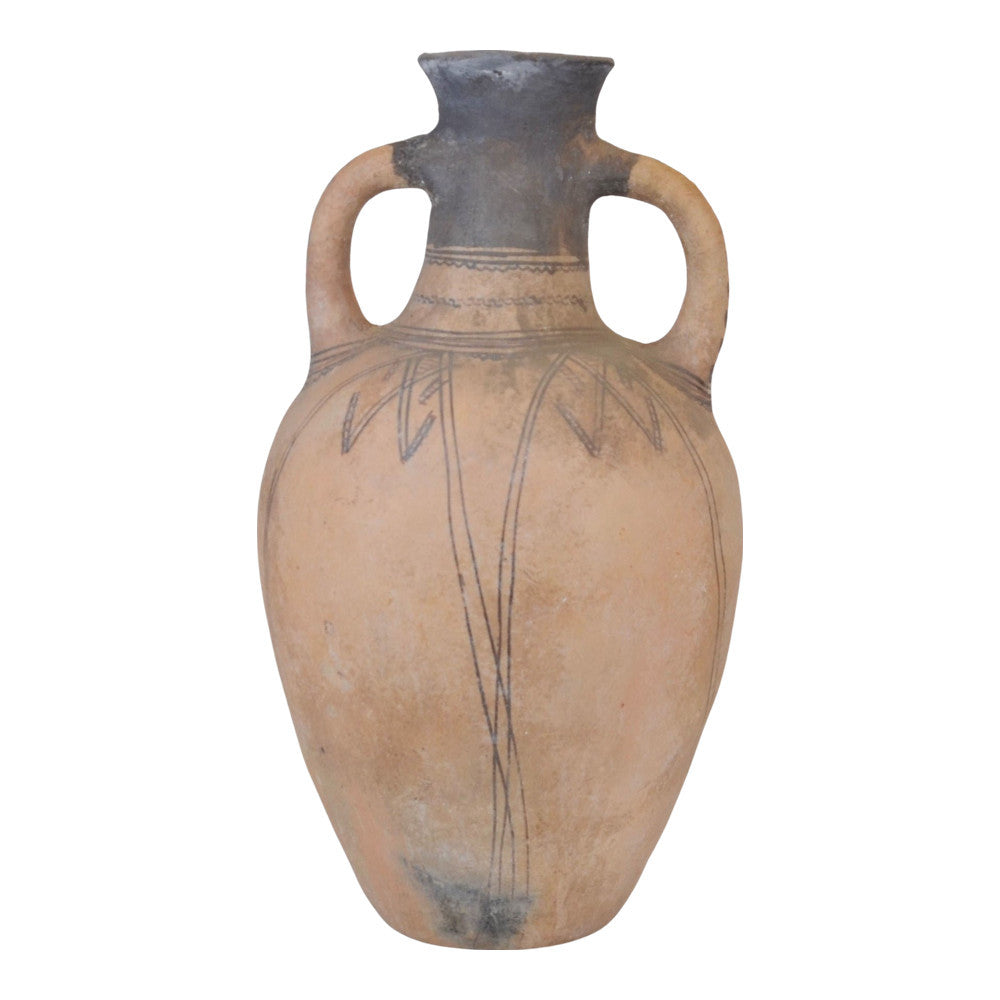 Moroccan Terracotta Earthen Ware Vase - Large - Berbere Imports