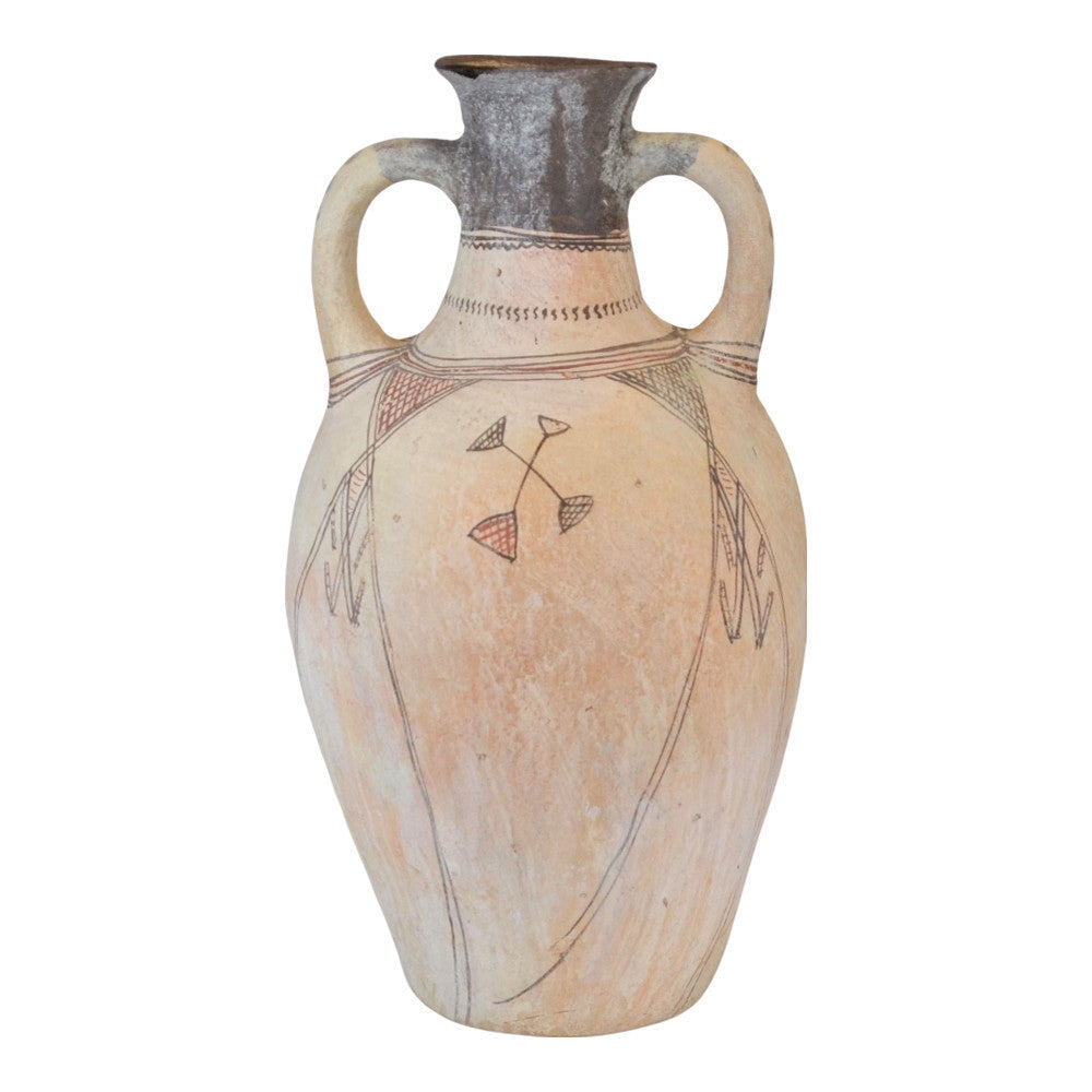 Moroccan Terracotta Earthen Ware Vase - Large - Berbere Imports