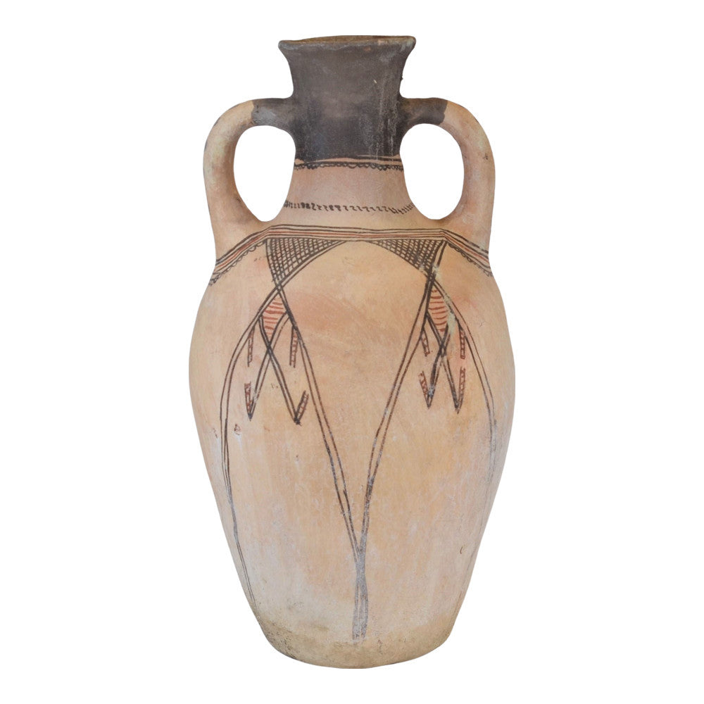 Moroccan Terracotta Earthen Ware Vase - Large - Berbere Imports