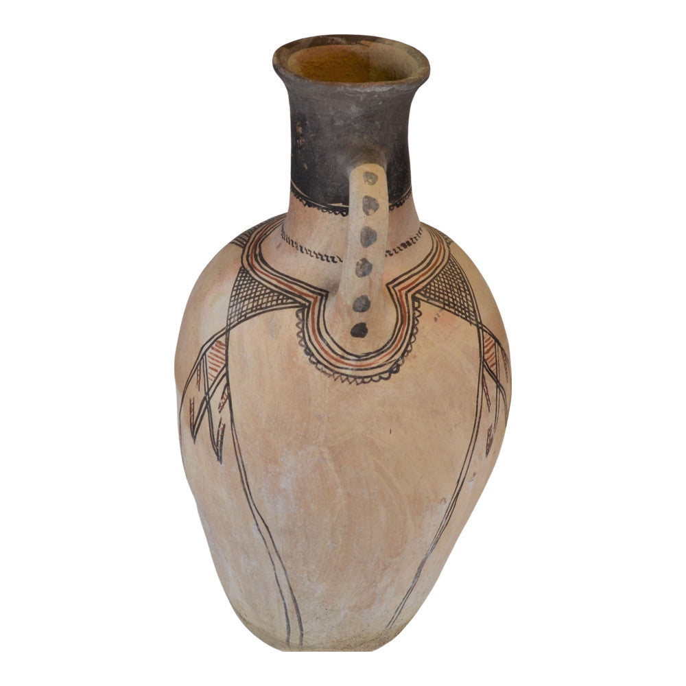 Moroccan Terracotta Earthen Ware Vase - Large - Berbere Imports