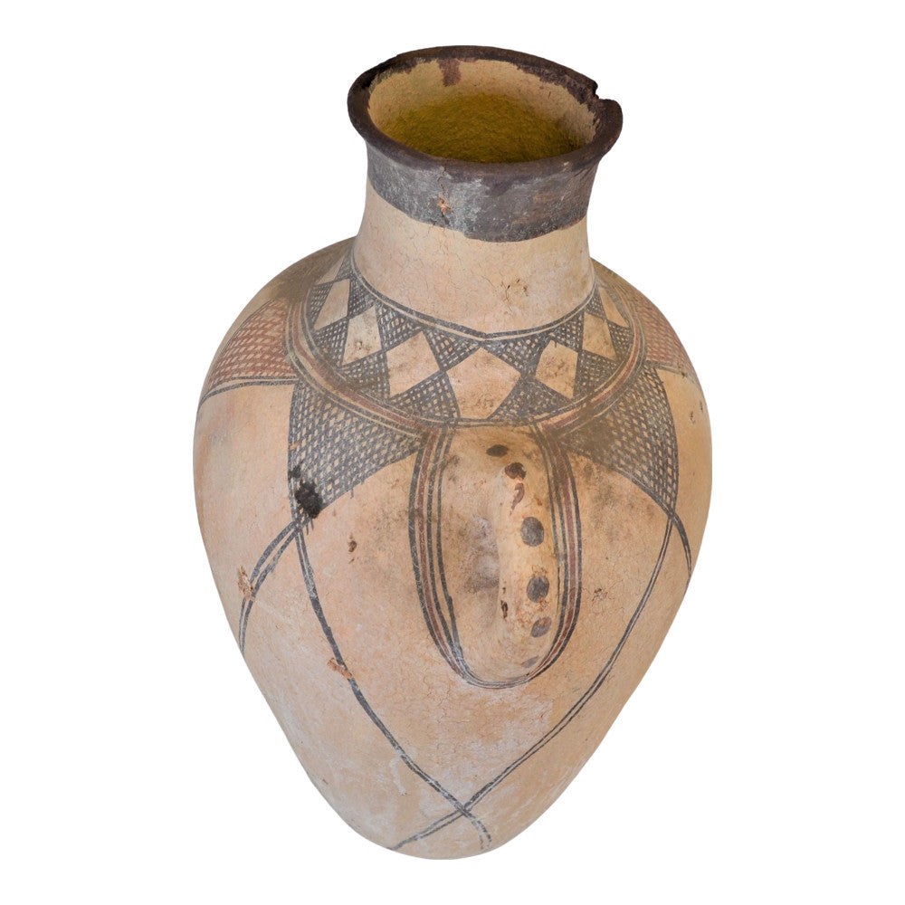 Moroccan Terracotta Earthen Ware Vase - Large - Berbere Imports