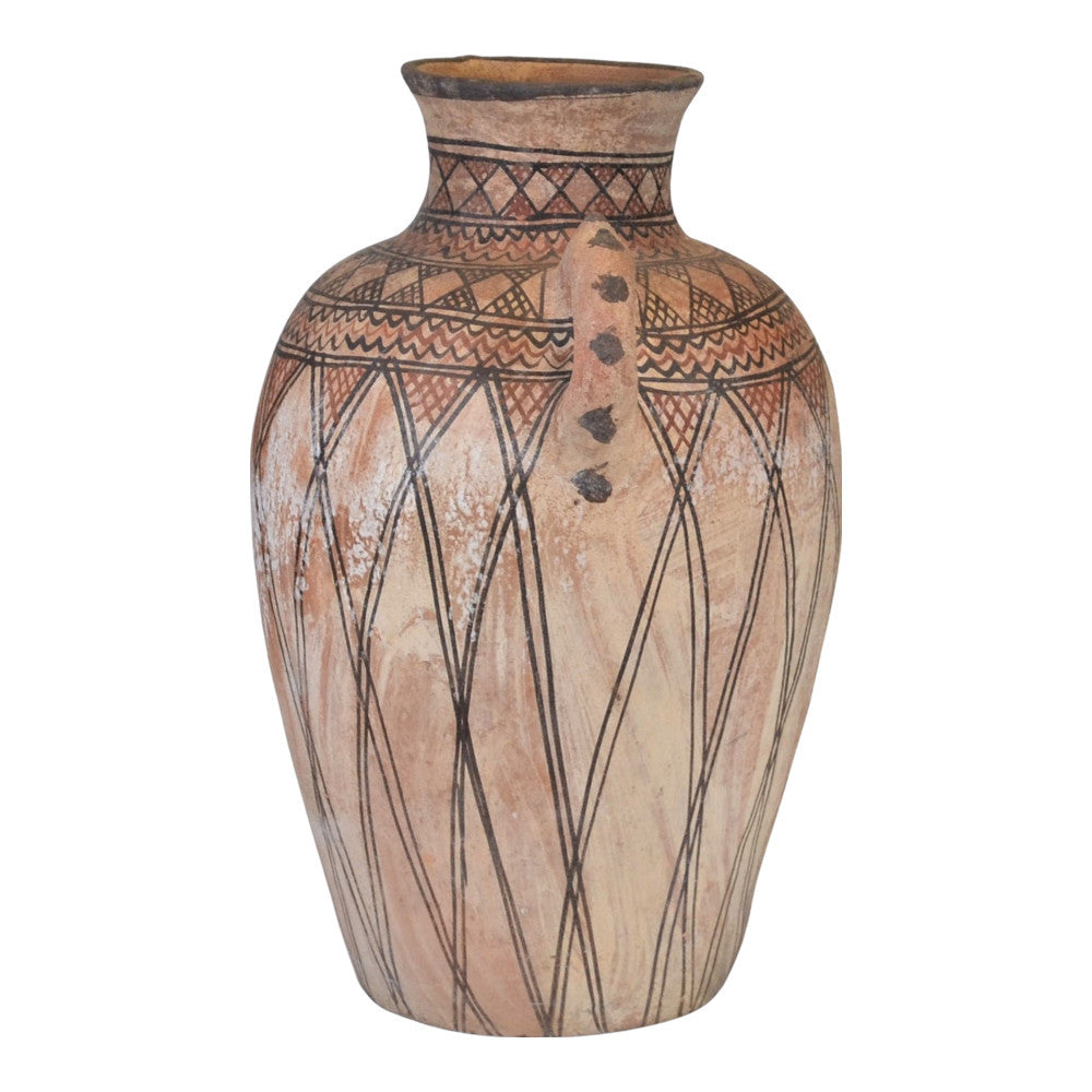 Moroccan Terracotta Earthen Ware Vase - Large - Berbere Imports