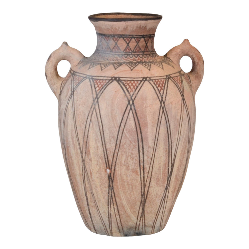 Moroccan Terracotta Earthen Ware Vase - Large - Berbere Imports